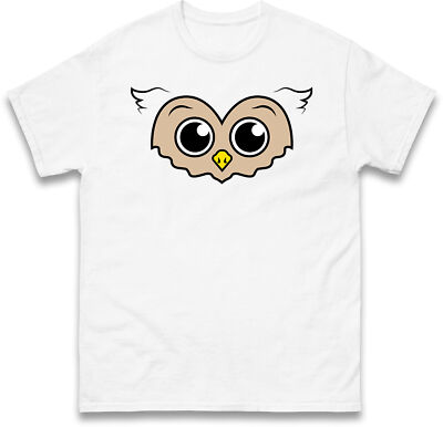 Eule Ani Mates T-Shirt, Kawaii Eule Unisex T-Shirt, Eulenmotiv Geschenk - Vogelliebhaber Tee