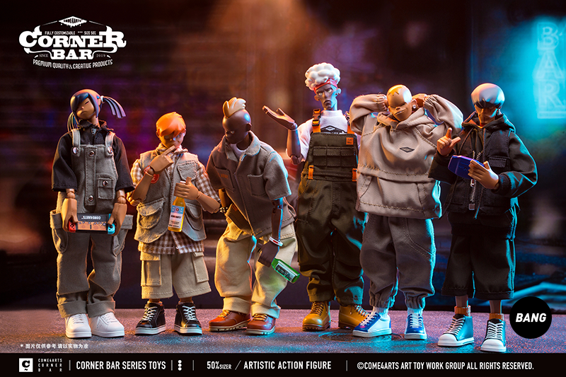 6PCS Come4arts Corner Bar Season 1 Set 50% Action Figure Trendy