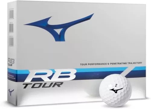 Mizuno RB Tour Golf Balls 1 Dozen, White 
