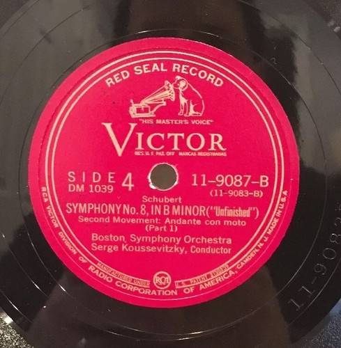 Vintage Original 3 Record Set Schubert "Unfinished" Symphony No. 8 In B Minor - Picture 10 of 12