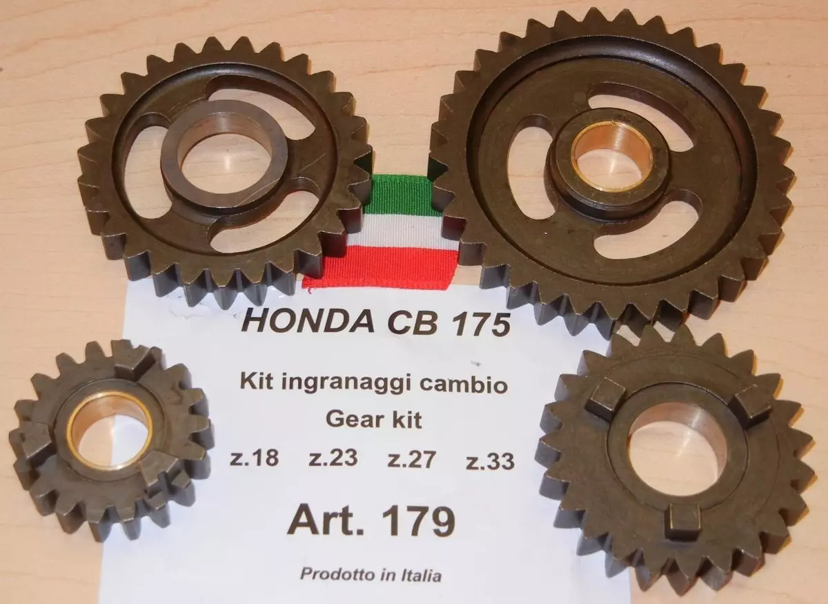 Honda CB160 CB175 5-speed Cappellini Moto race gearbox 4 gear conversion kit 179