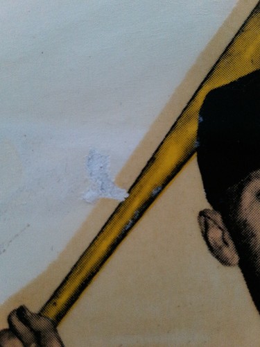 1956 Mac Boy Mickey Mantle Bat Decal HOF Card ~ Low Grade.SEE PHOTO - Picture 3 of 4
