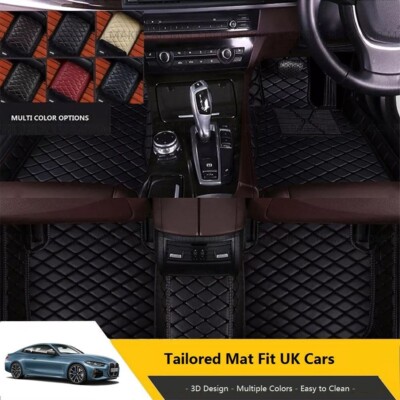 For BMW 4 Tailored Custom Full Coverage 3D PU Leather Car Floor Cover Mats