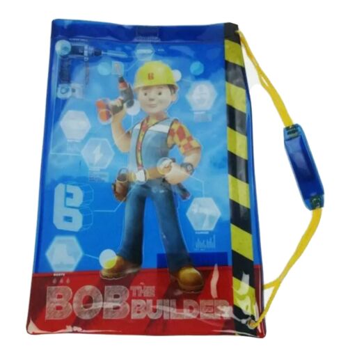 Bob The Builder Character Boys Kids Swim Gym Bag bnwt backpack  - Afbeelding 1 van 1