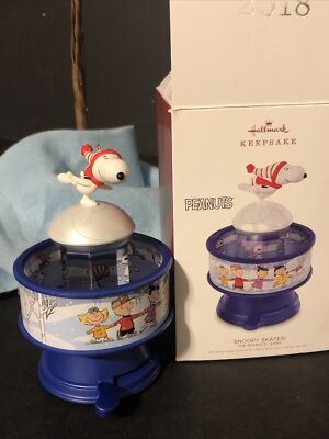Hallmark Ornament Snoopy Skates The Peanuts Gang MAGIC LSM 2018