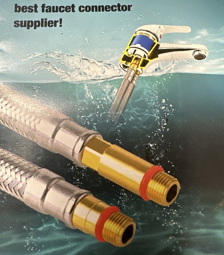 Junta tórica de compresión Aquaflo 24""X3/8"" línea de suministro de fregadero VASIJA X 1/8"" sin usar en paquete 2 piezas - Imagen 12 de 14