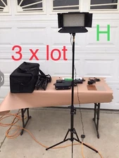 3 LOT IKAN Led Lights ILed312-V2 iled312sp spot Bi-Color Flood Light Photography