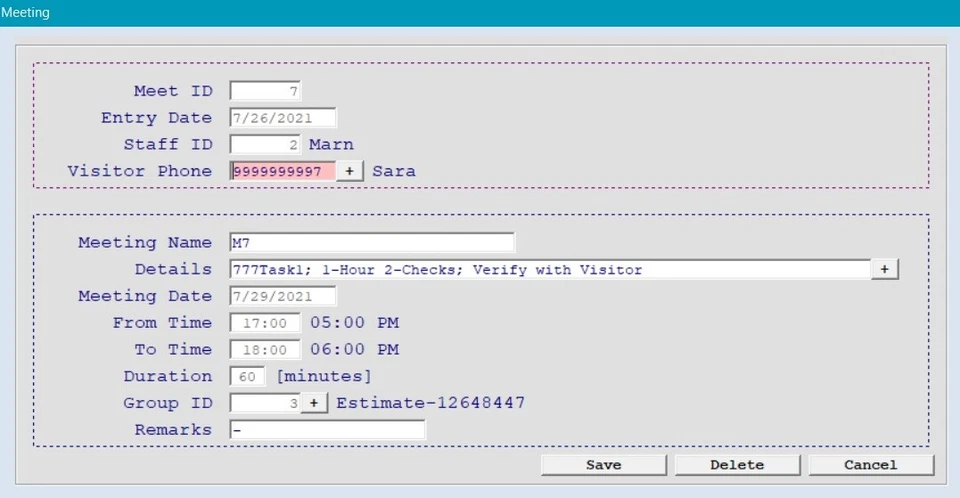 NVYN Visitor Schedule Software - Meet Work Plan Calendar - Image 4 of 4