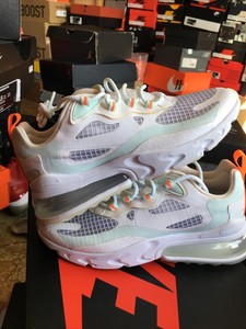 Nike Size 5 5 Air Max 270 React Se Women S White Hyper Crimson Green Cj06 100 Ebay