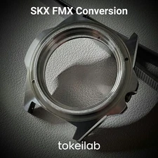 Case SKX007 FMX Conversion Crown Guard SEIKO MOD SKX SKX007 SKX009 NH35 NH36