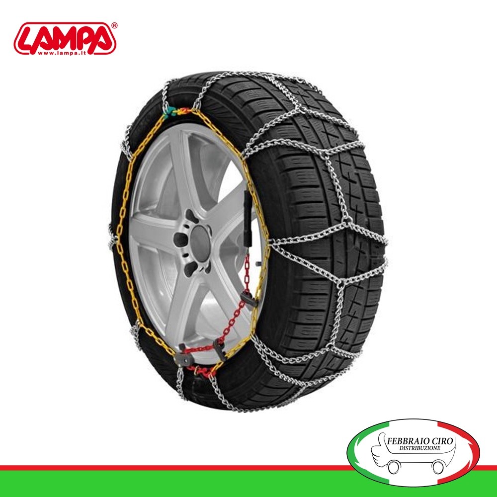 Catene da neve 205/55r17 205/55-17 7mm Lampa RX-7 Omologate Gruppo 9,7 -  16391