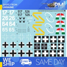 SBS D48026 1/48 Decal for Focke-Wulf Fw-190 F-8 in Hungarian Service