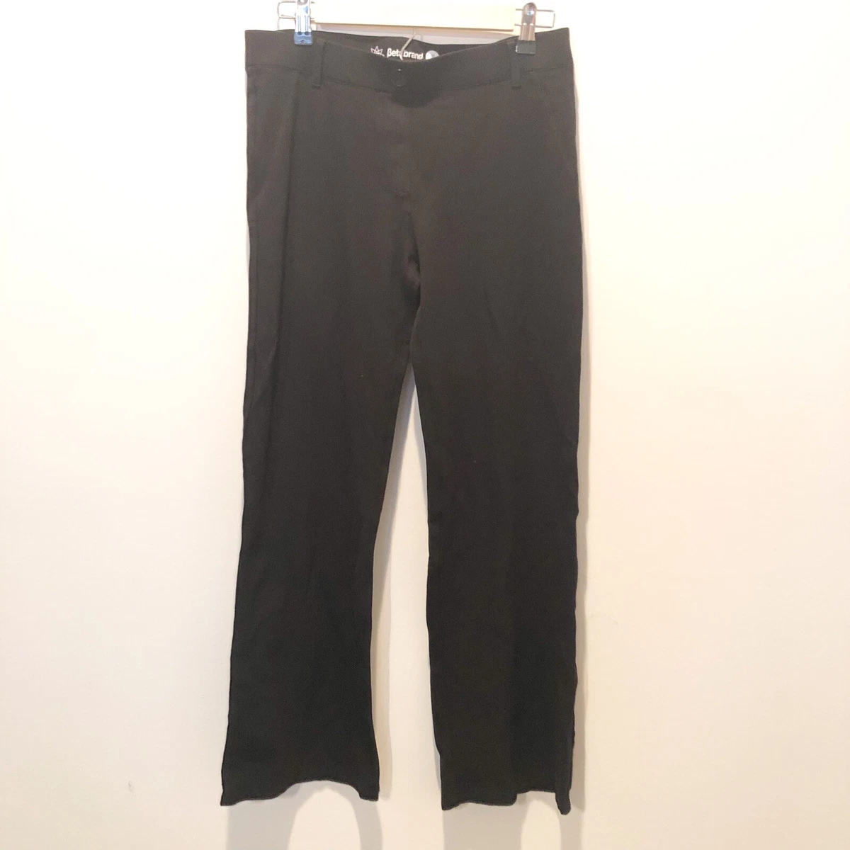 Womens Petite Size Medium PM Betabrand Black Classic Boot Cut