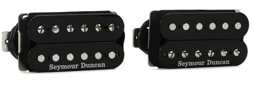 Seymour Duncan USA SH-4 JB & SH-2 Jazz Hot Rodded Black Guitar Pickup Set - Picture 2 of 3