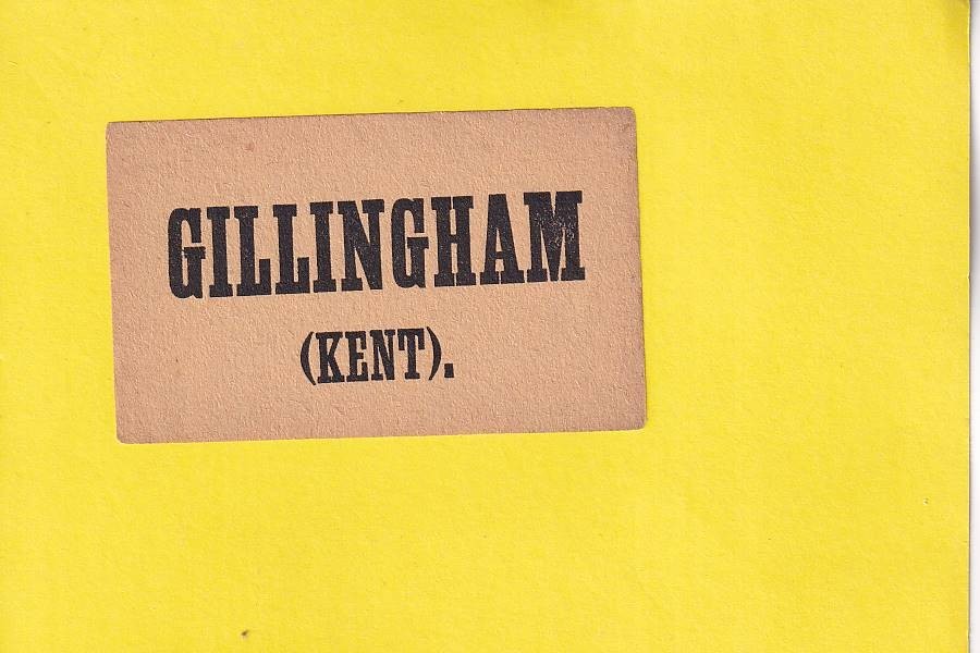 Label - South Eastern & Chatham Railway