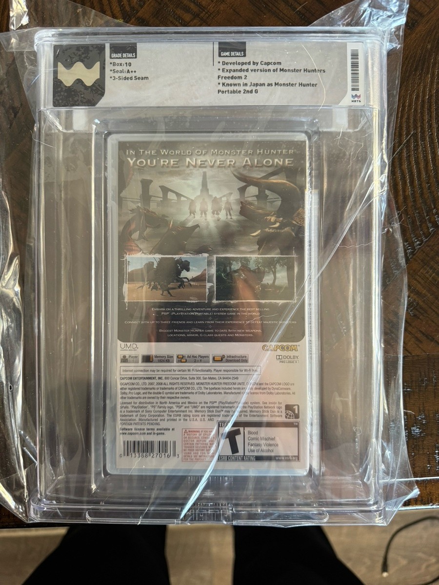 Monster Hunter Freedom Unite (Sony PSP, 2009) for sale online | eBay