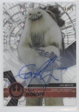 2017 Topps Star Wars High Tek Tidal Diffractor 36/75 Ian Whyte Moroff Auto e6p