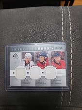 2011-12 SP Game Used /25 Fabric Triple Alex Ovechkin Semin Backstrom #AF3
