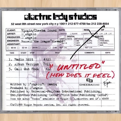 D'ANGELO Untitled (How Does It Feel) CD SINGLE Album Version RADIO
