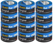 12 Pack - 3M ScotchBlue 2090 Painter's Masking Tape, 2.83" x 60 yds, Blue