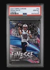 2024 Topps Chrome Finesse #F2 Drake Maye RC Rookie PSA 10 GEM MINT - Patriots