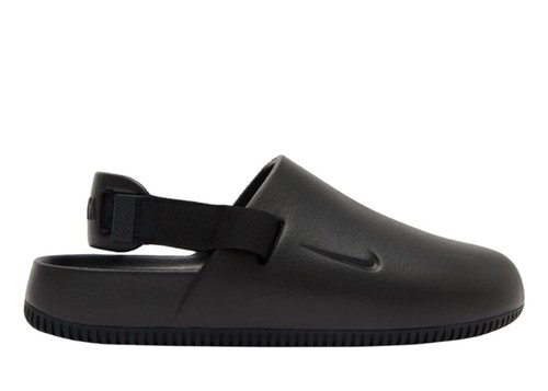 Nike Calm Mules Black Strap Casual Shoes MENS SIZE 10 FD5130-001 New In Box - Picture 2 of 7