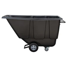 450lbs Capacity Trash Recycling Cart for Construction Sites Industrial Transport