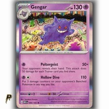 Gengar 094/165 Pokemon Scarlet & Violet 151 Holo Rare Card NM