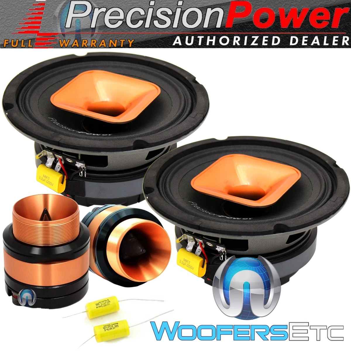 Precision Power 6.5in. Speaker Car Speakers and Speaker Systems