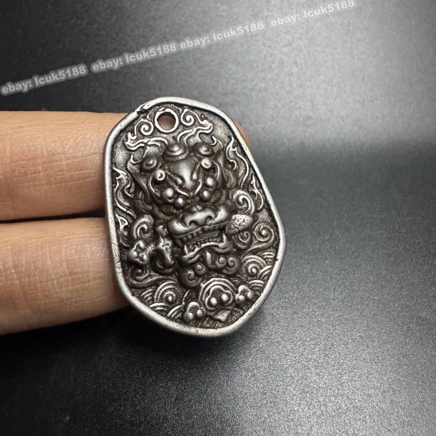 Tibetan Thokcha Lion Sword Pendant Car Charm Keychain Amulet Bag Decor