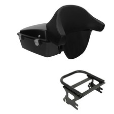 Chopped Trunk Backrest 2 Up Mount Rack For Touring Street Glide 1997-2008