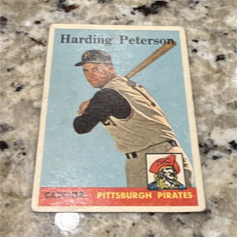 Topps 1958 Hardy Peterson #322 Pittsburgh Pirates MLB Baseball Trading Card
