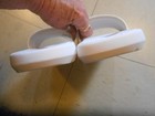 NWOB WOMEN'S PUMA WHITE & PURPLE SLIDES/SANDALS SIZE 7 — photo 6