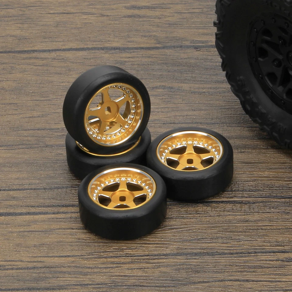 Rueda de llanta ampliada OD 29 mm para mejoras 1/28 Wltoys K969 K989 P929 Kyosho Mini-Z Foto 4 de 4