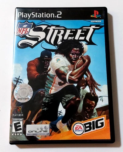 NFL Street Playstation 2 PS2 CIB W/Manual Black Label 2004 Football