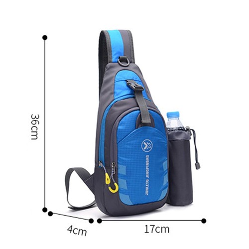 Backpack Sport Cross Body Bags Outdoor Pack Shoulder Sling Men Chest Bag - Picture 3 of 12
