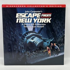 John Carpenter's Escape From New York Laserdisc Widescreen Collector's Edition