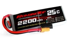 RoaringTop LiPo Battery 25C 2200mAh 3S 11.1V with XT60 Plug