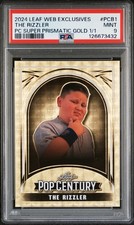 2024 Leaf Pop Century Metal The Rizzler PCB-1 Super Gold Prismatic Rookie RC 1/1