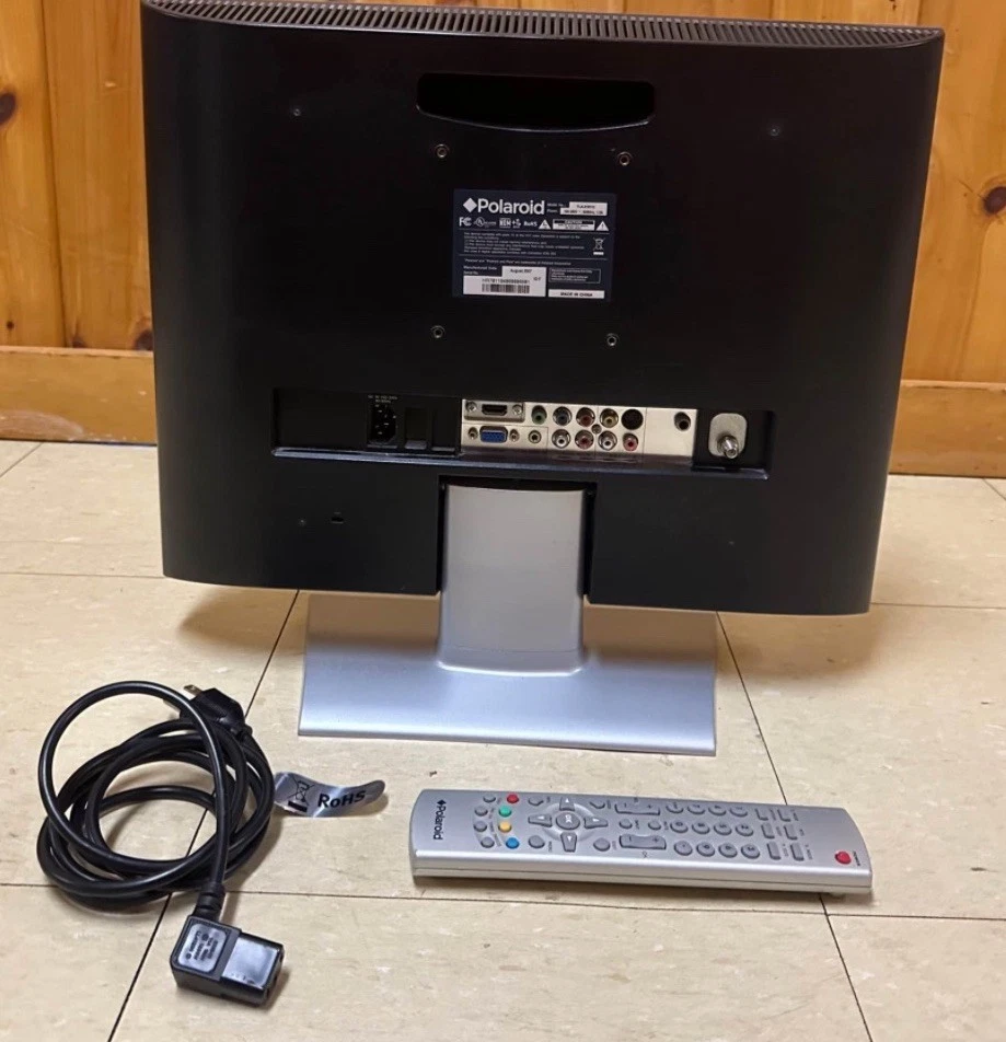 Polaroid 19" LCD Monitor TLA-01911C HD Display VGA TV Screen for Gaming Remote - Image 2 of 4