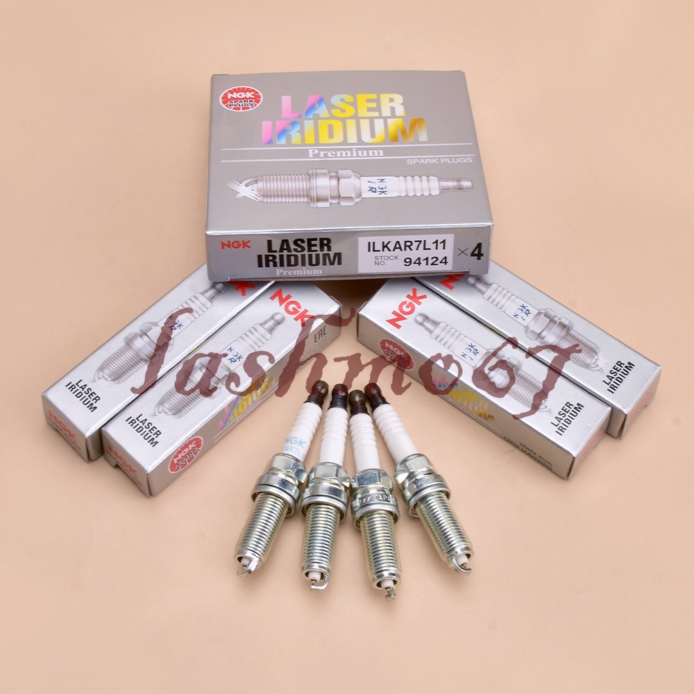 4 PCS NGK 94124 ILKAR7L11 Laser Iridium Spark Plugs for Mazda CX-3 CX-5 CX-30