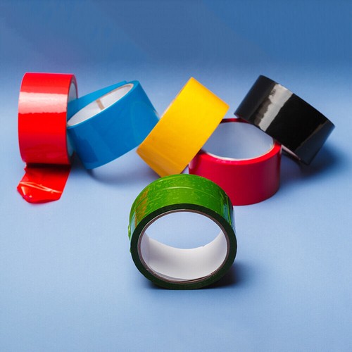 2 Mil White Color Decorative Sealing Tape 48 Rls Packing Tape 2.83" x 55 Yards - Picture 3 of 5