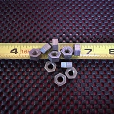 1/4-28, Grade 2 Titanium Hex Nuts (pack of 10)