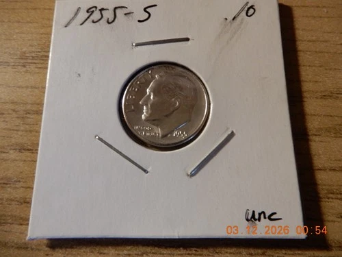1955-S Silver Roosevelt Dime