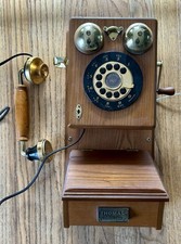 Vintage Thomas Collector  s Edition 1927 Wooden Wall Telephone Model PP-90