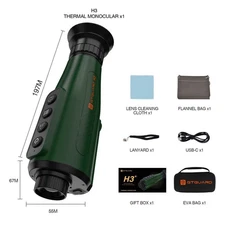 Thermal Imager AI 384x288 12μm 15mm 60Hz WiFi Hunting Thermal Imaging Monocular