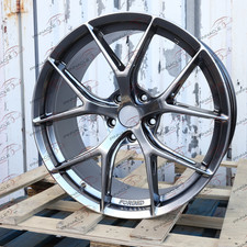 18x8.0 Fi-r Evo Style Hyper Black Wheels Rims 5x112 Et35 Fits Audi Mercedes Vw 18x8.0 Fi-r Evo Style Hyper Black Wheels Rims 5x112 Et35 Fits Audi Mercedes Vw