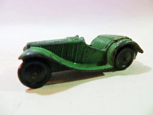 DINKY 35c 'MG MIDGET SPORTS CAR' GREEN. VINTAGE. COMPLETE