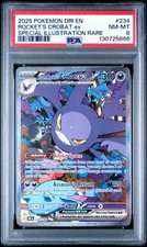 2025 Pokemon Destined Rivals Team Rocket's Crobat ex SIR 234/182 PSA 8 on eBay