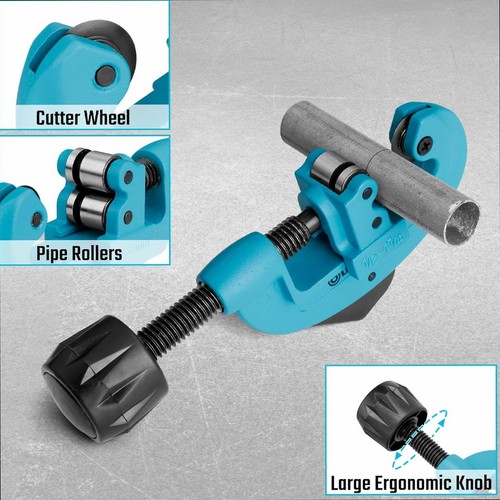 Tubing Cutter 1/8-1-1/4 Copper Aluminum Brass Plastic Cortador de Tubos Cobre